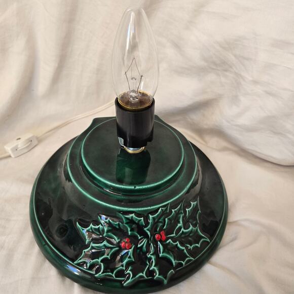 VTG Nowell Mold 2-Piece Ceramic Christmas Tree Lights 18" Beautiful *read* - Picture 13 of 15